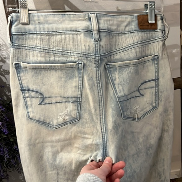 American Eagle 360 Next Level Stretch Acid Wash Jeggins - Picture 6 of 11